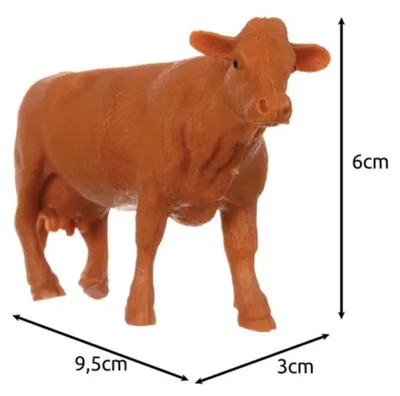 Imagen del producto de Kruzzel 24854 Juego de animales de granja, 12 piezas