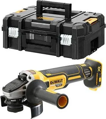Zdjęcie produktu dla DeWALT DCG405NT-XJ, Szlifierka tarczowa, Czarny, Żółty, Aluminium, Plastik, Guma, 9000 RPM, 96 dB, 85 dB