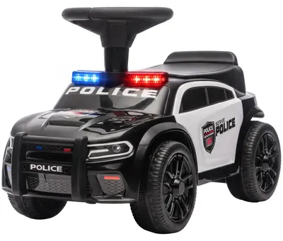 Produktbild von AIYAPLAY Rutschauto Kinder Polizei Rutschfahrzeug mit Musik Licht Anti-Kipp