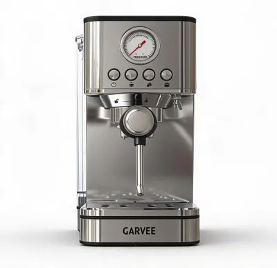 Espressomaschine 20 bar, 1200 W, 1,7 l, Edelstahl
