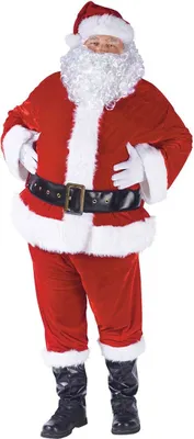 Produktbild von Weihnachtsmann Kostüm Herren - Faschingskostüm Größe: M-L
