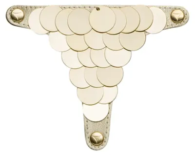 Produktbild von Hey Marly Shiny Plate Topping für Sandalen Light Gold