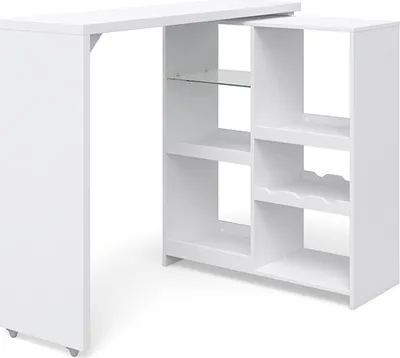 Produktbild von Vicco Barový stůl Vega, 138 x 39 cm, Bílá