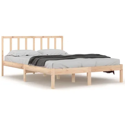 Produktbild von vidaXL Massivholzbett ohne Matratze 120x200 cm Kiefernholz