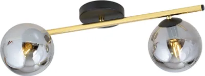 Zdjęcie produktu dla Lampa sufitowa Emibig 2xE14 10W SPLENDI 2 grafitowe klosze 1246/2
