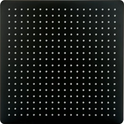 Produktbild von XXL-Regendusche Edelstahl-Duschkopf DPG2001 - Superflach - 40 x 40 cm - Schwarz
