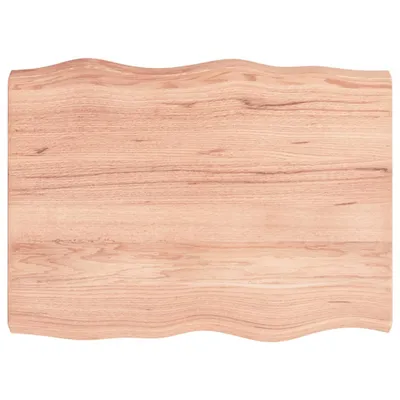 Immagine prodotto di Piano tavolo vidaXL 80x60x(2-6) cm in legno massello trattato con bordi grezzi