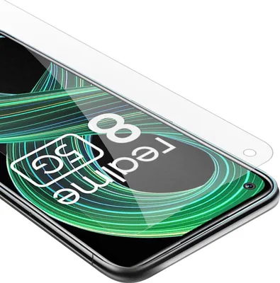 Produktbild von Cadorabo Panzer Folie für Realme 8 5G / V13 / Q3 / Q3i / Narzo 30 5G Schutzfolie in Transparent Gehärtetes Tempered