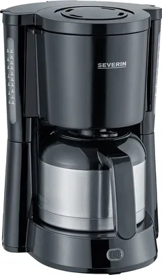 Immagine prodotto di SEVERIN KA 4835 Caffettiera tipo - Thermo in acciaio inox, nero