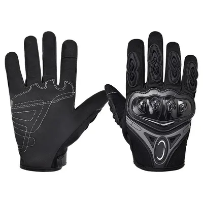 Produktbild von Motorradhandschuhe Vollfinger mit Touchscreen-Funktion, für Motorradfahren, Straßenrennen, Motocross, Klettern & Radfahren, Geschenkidee