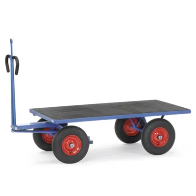 Produktbild von Fetra Handpritschenwagen mit Zugöse 1.000 kg Ladefläche 1.200 x 800 mm Luftreifen