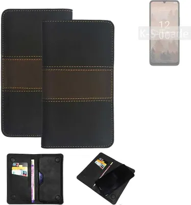 Produktbild von K-S-Trade Hülle Handyhülle kompatibel mit Nokia C31 Schutzhülle Walletcase Bookstyle Tasche Schutz Case Handytasche Wallet Cover Kunstleder