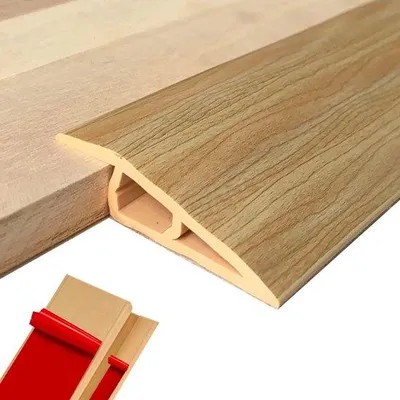 Produktbild von Selbstklebend PVC-Übergangsprofil, Höhenverstellbar, Übergangsprofil für Parkettböden, Laminate, Dübel