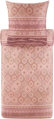 Produktbild von Bassetti Baumwollsatin-Bettwäsche-Garnitur HANBURY Farbe PUDERROSA P1 Größe 135x200+80x80