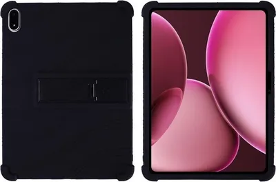 Produktbild von OnePlus Pad 3 Hülle - Coverup Silikon Back Cover mit Kickstand - Schwarz