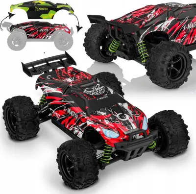 Produktbild von Rc Ferngesteuertes Auto 4X4 45Km/H, 2 Gehäuse, 40Min Fahrt