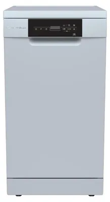Produktbild von Candy Brava CDPH 2D1047W, Freistehend, Single (45 cm breit), Weiß, Schwarz, Tasten, LED