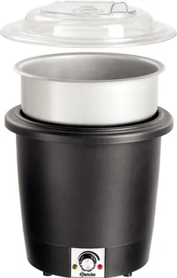 Zdjęcie produktu dla Garnek do zupy Bartscher, 10 l, czarny