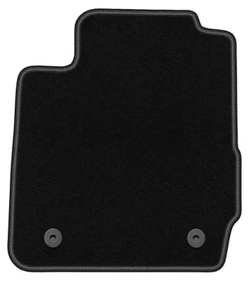 Obrázek produktu pro Velurový kobereček řidiče pro: Ford Fiesta MK7 2011-2017 (hatchback) – 1 ks, černý, na míru – Wielganizator BASIC