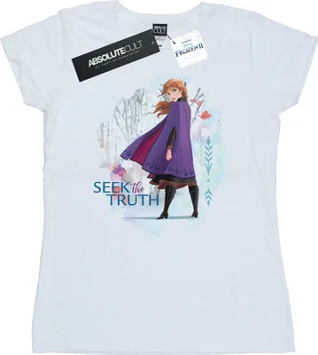 Produktbild von Disney - "Frozen 2 Seek The Truth" T-Shirt für Damen BI21758 (L) (Weiß)