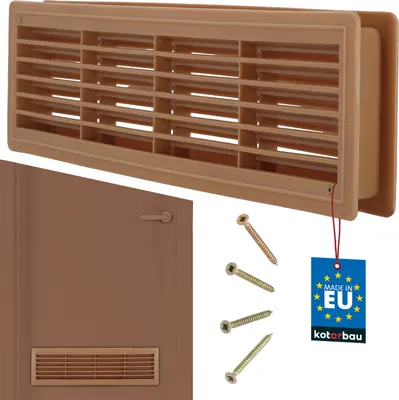 Obrázok produktu pre KOTARBAU® Ventilačná mriežka 13,5 x 46 cm Ventilačná mriežka Rámček Ventilačné dvierka Mriežka Plastová mriežka Štvorcová štvorcová Odolná