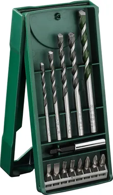 Immagine prodotto di BOSCH 2607017161 BOSCH Mini-X-Line punte universali, (L = 25 mm) PH1; PZ2; S0,5 x 4; S1,0 x 6; T20; T25, Ø 3/4/5/6/8 mm, set di 14 pezzi