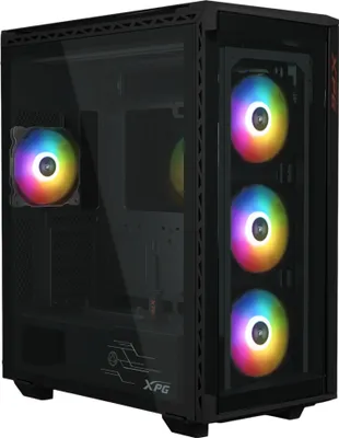 Zdjęcie produktu dla XPG BATTLECRUISER II ST, Midi Tower, PC, Czarny, ATX, EATX, micro ATX, Mini-ITX, Stal nierdzewna, Gaming
