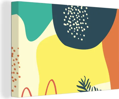Produktbild von OneMillionCanvasses® - Leinwandbilder - 150x100 cm, Sommer - Formen - Abstrakt, Wandbilder Kunstdruck Wanddekoration