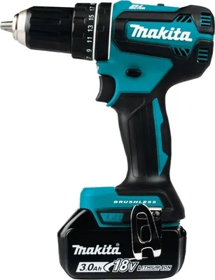 Immagine prodotto di Makita Trapano a percussione 18V 50Nm 2X3.0Ah Bldc Makpac Dhp485Rfj