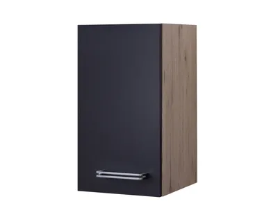 Produktbild von Hängeschrank Küche - 30 cm breit - Anthrazit San Remo Eiche – Lino
