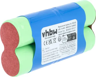 Produktbild von vhbw Akku Ersatz für Philips 422245945563 für Home Cleaner Heimroboter (1800 mAh, 4,8 V, NiMH)