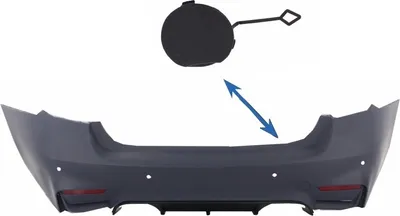 Produktbild von Schlepptau Haken Startseite Heckstoßstange für BMW 3er F30 2011+ M3 M-Tech Look