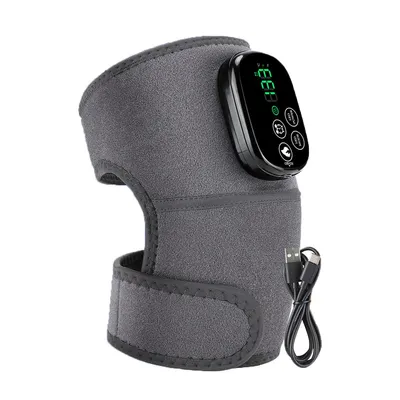 Produktbild von Knie-Massagegerät mit Wärme,Rotlicht,660/850nm und Vibration,5000mAh wiederaufladbar,zur Linderung von Knie-,Gelenk-,Ellenbogen-und Schulterschmerzen