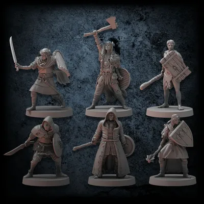 Zdjęcie produktu dla Zestaw miniatur Dark Souls RPG Unkindled Heroes Pack 2 - fala 1