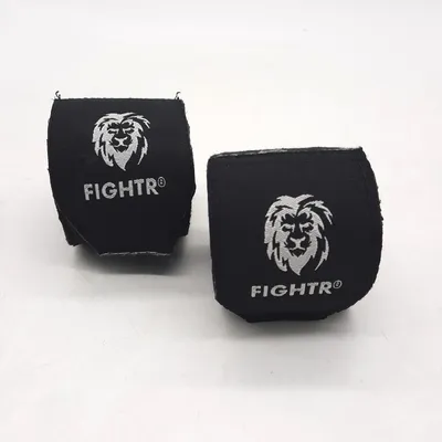 Productafbeelding van FIGHTR boxbandages, vechtsport accessoires, premium kwaliteit, 4 meter, halfelastisch, voor stabiliteit