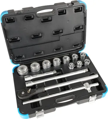 Produktbild von Elora Steckschlüssel-Satz 1/4"+1/2", sechskant, 94-teilig, ELOFORT 16-94