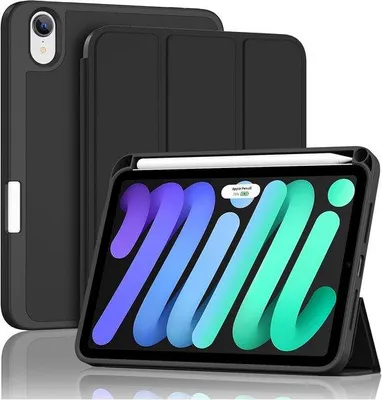 Produktbild von Famanu Schutzhülle für iPad Mini 7 & 6 (8,3 Zoll) - Schwarz