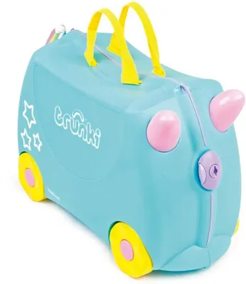 Produktbild von Trunki Aufsitz-Einhorn Una Koffer blau 46 x 30 x 21 cm, Farbe:blau