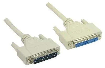 Productafbeelding van Nullmodemkabel, 25-polige connector/stekker, lengte: 1,8 meter, Good Connections®