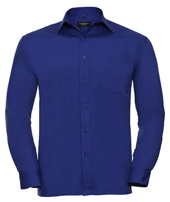 Produktbild von Russell Collection - "Classic" Hemd für Herren Langärmlig LT5374 (XL) (Helles Königsblau)
