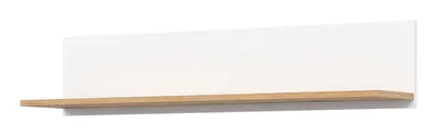 Produktbild von Hängeregal Remi Rm13 Wandregal 107,5X22X21X,5 Cm Regal Wandboard Weiß/Evoke Eiche