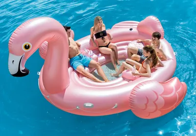 Produktbild von Intex 57267EU, Pink, Schwimmende Insel, Abbildung, Vinyl, Mann/Frau, China