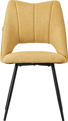 A single chair is shown from the front against a white background.