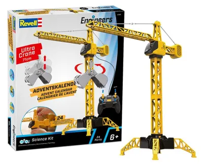 Produktbild von Adventskalender Mega Crane – Technik Bausatz für Kinder ab 8 Jahren