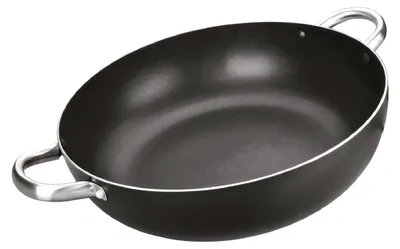 Bratpfanne 40 cm, Aluminium, antihaftbeschichtet, 2 Griffe