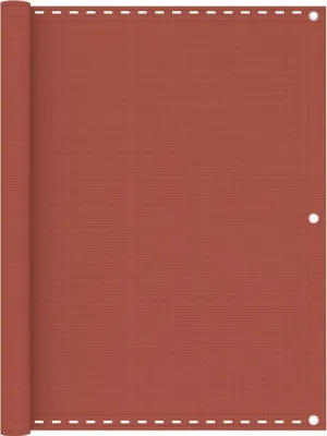 Produktbild von Balkon-Sichtschutz Terracotta-Rot 120x500 cm HDPE