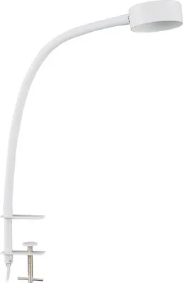 Produktbild von Lindby Schraubklemmleuchte Jyla, weiß matt, GX53, Flexarm