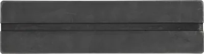 Productafbeelding van Rubbermat 09 met groef voor hefbruggen, 373 x 100 x 35 mm