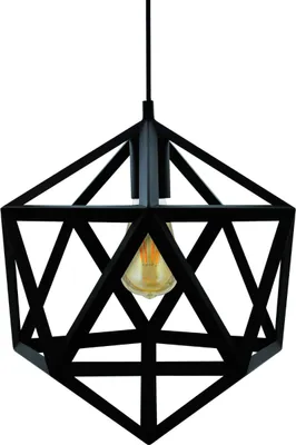 Zdjęcie produktu dla Lampa wisząca DENMARK czarna 1xE27x20W metal wym:150x35x35cm IP20 Polux
