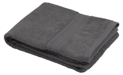 Productafbeelding van Handdoek – Afmetingen 70 x 140 cm – 100% biologische katoen – Kleur: antraciet – Model